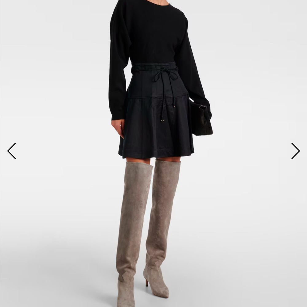 ❤️ NWB Stunning Ulla Johnson Over the Knee Carolina 55 Suede Grey Boots
